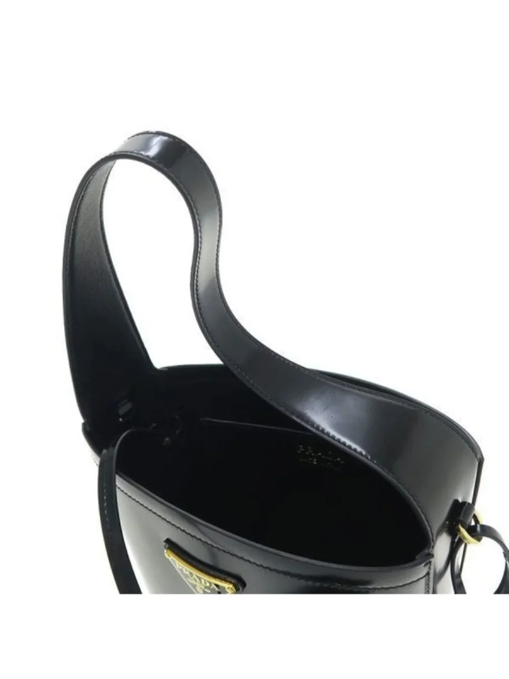 Prada Leather Bucket Tote